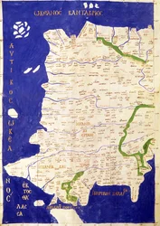 「地理学」からのスペインとポルトガルの地図